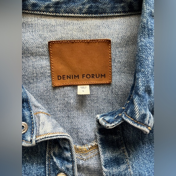 Denim Forum Blue Jean Jacket - Picture 2 of 3